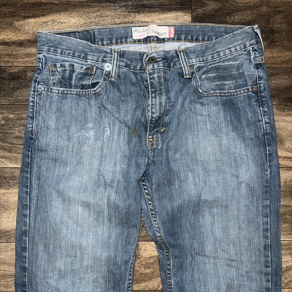 Vintage Levi's 559 Relaxed Fit Straight Leg Medium Wash Denim Jeans Men's 34x30